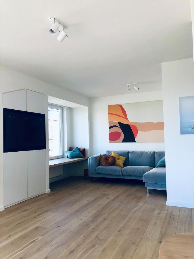Beachloft Duin 52 Familie Appartement Met Zeezicht Ostend Luaran gambar